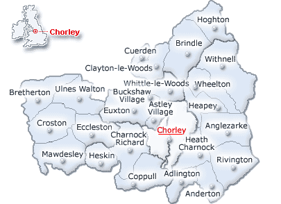 Chorley Borough Map